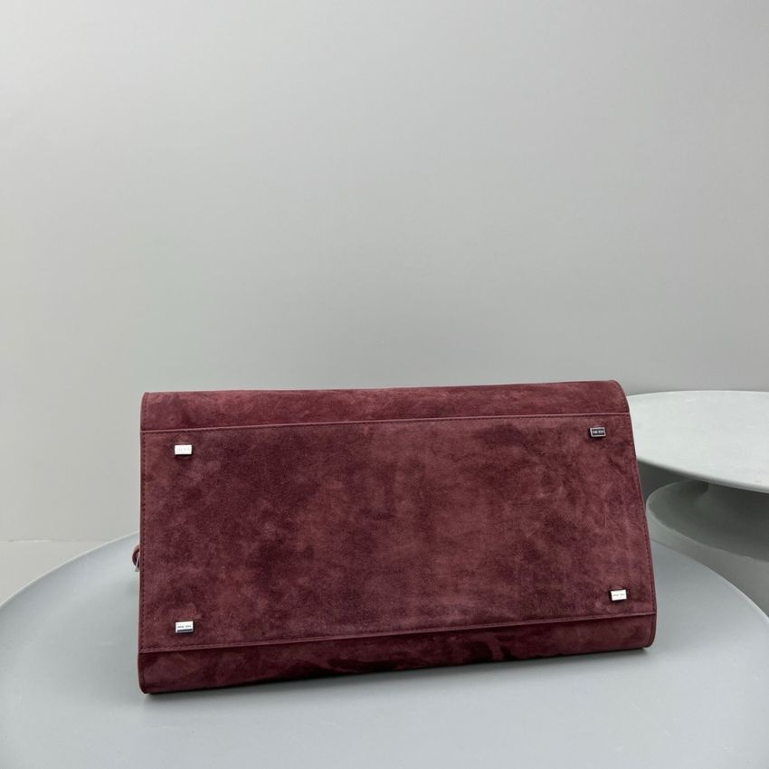 The R0w Soft Margaux 15 Bag in Suede