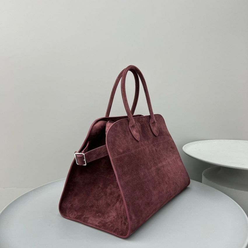 The R0w Soft Margaux 15 Bag in Suede