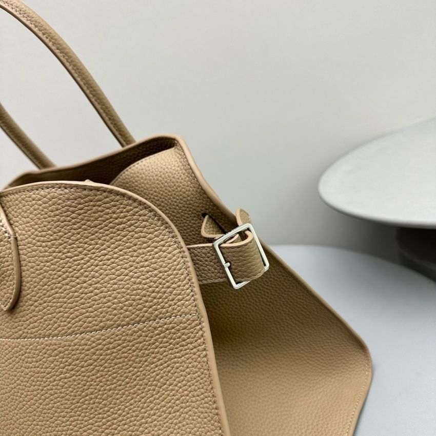 The R0w Soft Margaux 15 Bag in leather-Taupe
