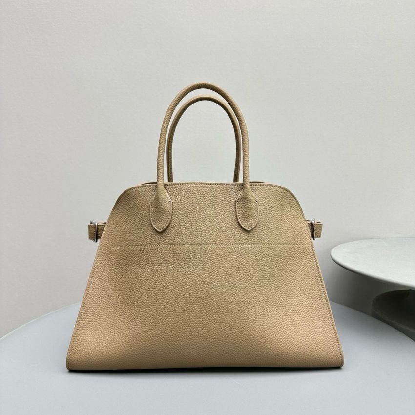 The R0w Soft Margaux 15 Bag in leather-Taupe