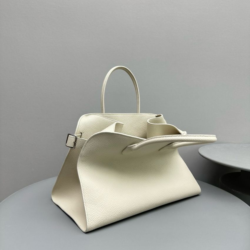 The R0w Soft Margaux 15 Bag in leather-White