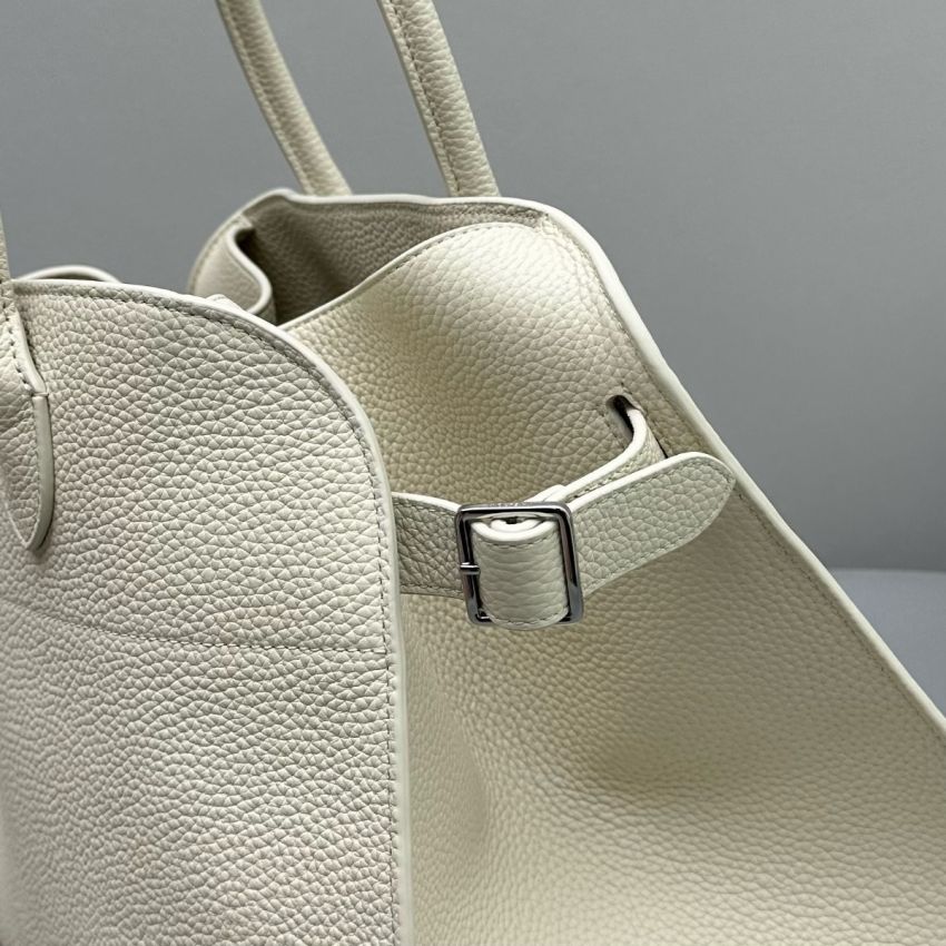 The R0w Soft Margaux 15 Bag in leather-White