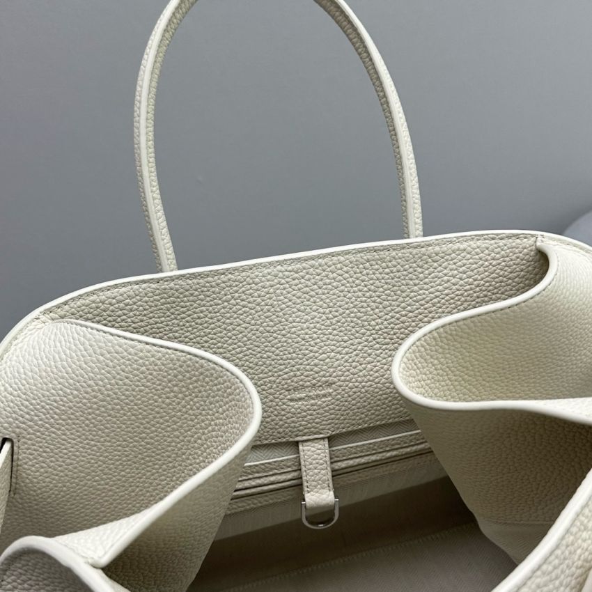 The R0w Soft Margaux 15 Bag in leather-White