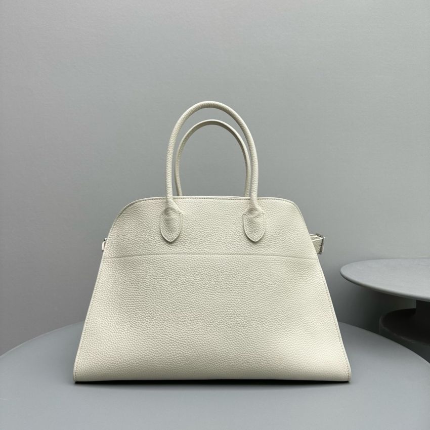 The R0w Soft Margaux 15 Bag in leather-White