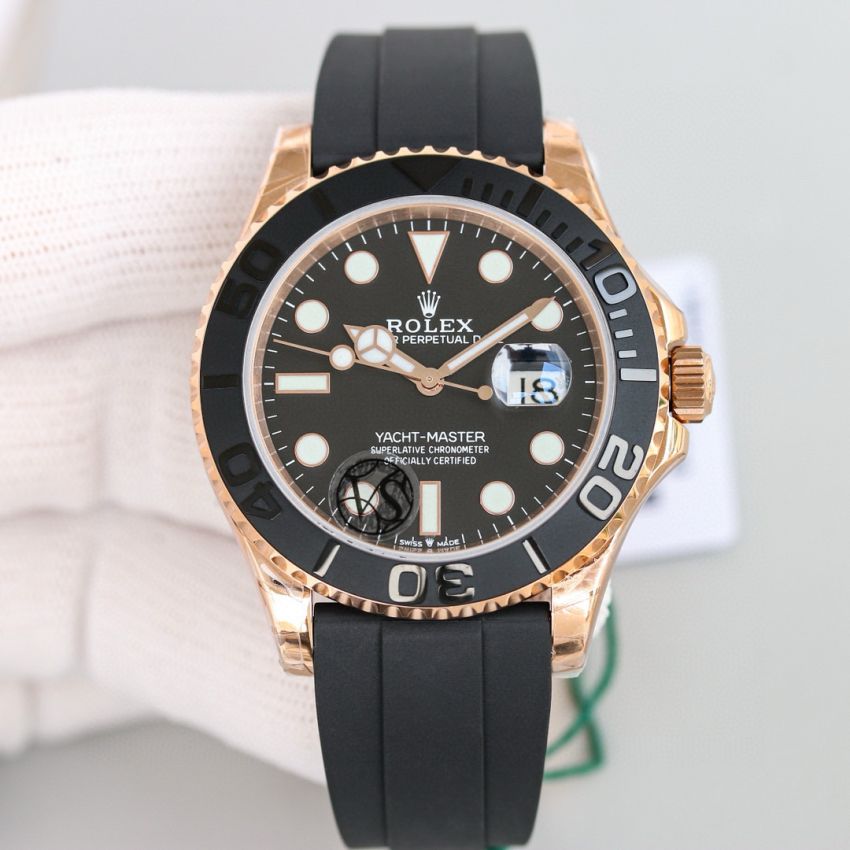 R01ex Yacht-Master 40mm/ 42mm  Oyster, Rubber, 18k rose gold