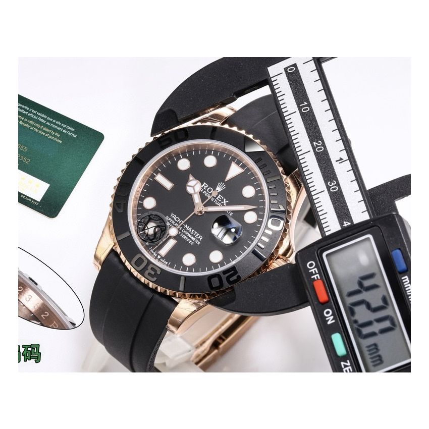 R01ex Yacht-Master 40mm/ 42mm  Oyster, Rubber, 18k rose gold