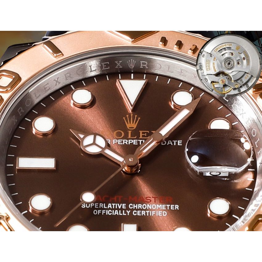 R01ex Yacht-Master 40  Oyster, 40 mm, Oystersteel, 18K rose gold