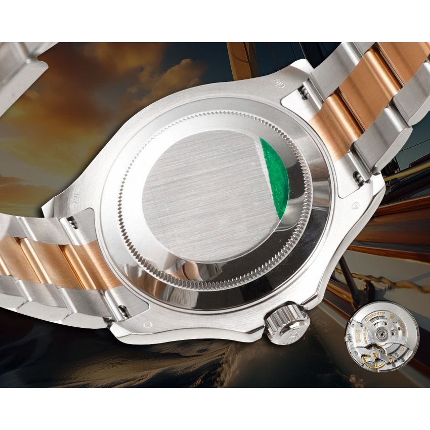 R01ex Yacht-Master 40  Oyster, 40 mm, Oystersteel, 18K rose gold