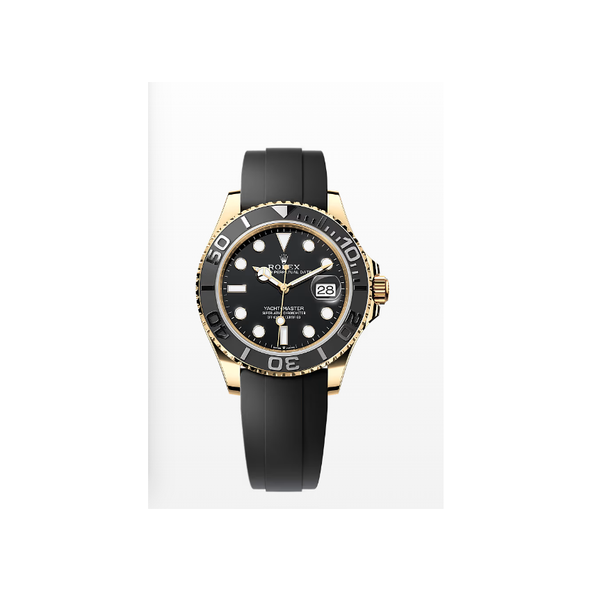 R01ex Yacht-Master 40mm/ 42mm  Oyster, Rubber， 18k yellow gold