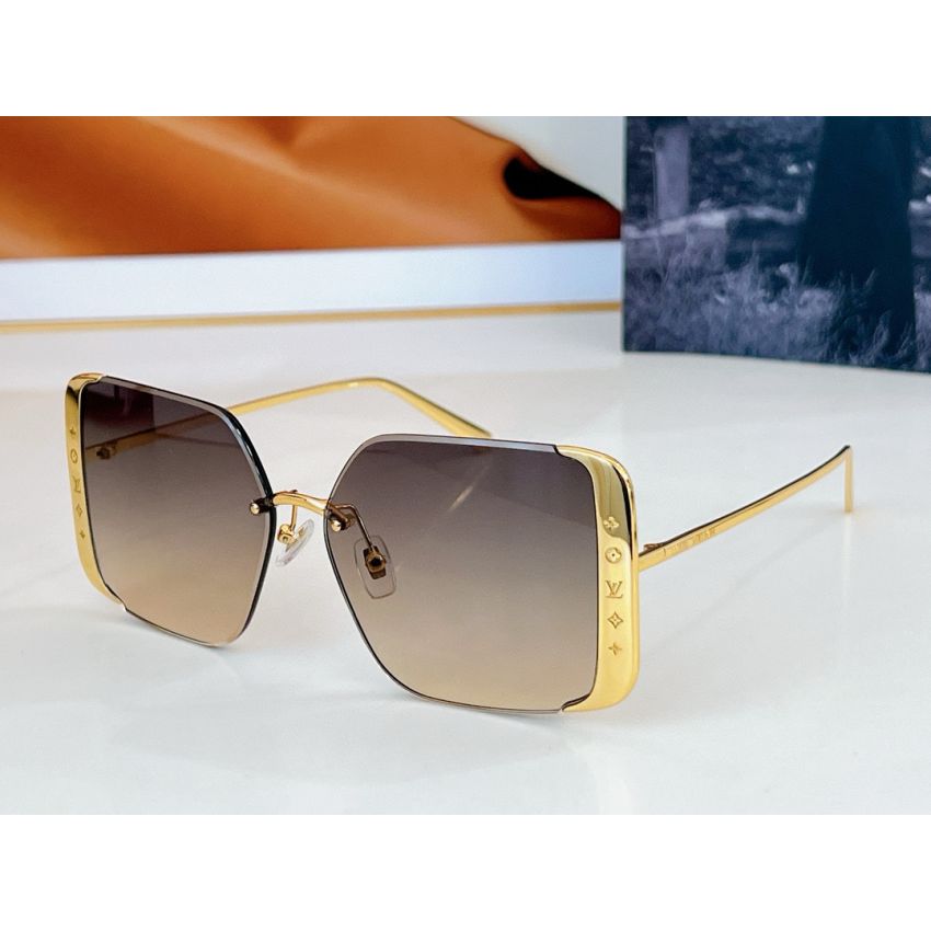 Z1994 LV Moon Metal Square Sunglasses