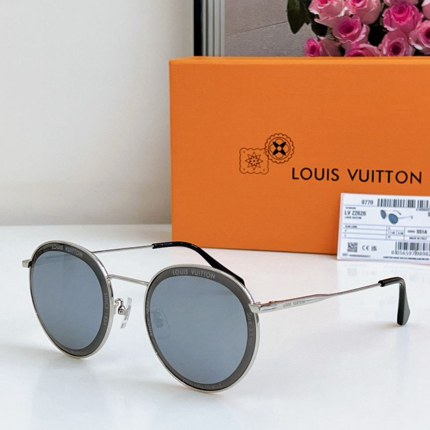 LV S*per Vision Metal Round Sunglasses