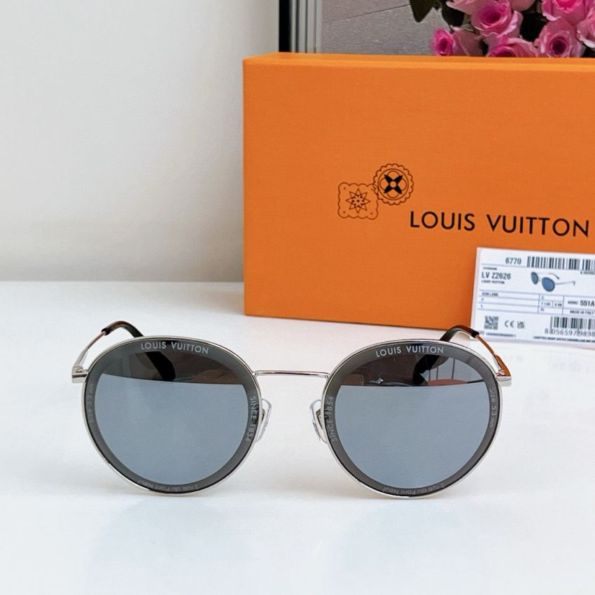 LV S*per Vision Metal Round Sunglasses