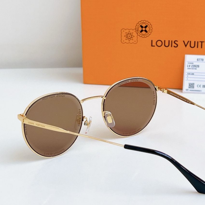 LV S*per Vision Metal Round Sunglasses