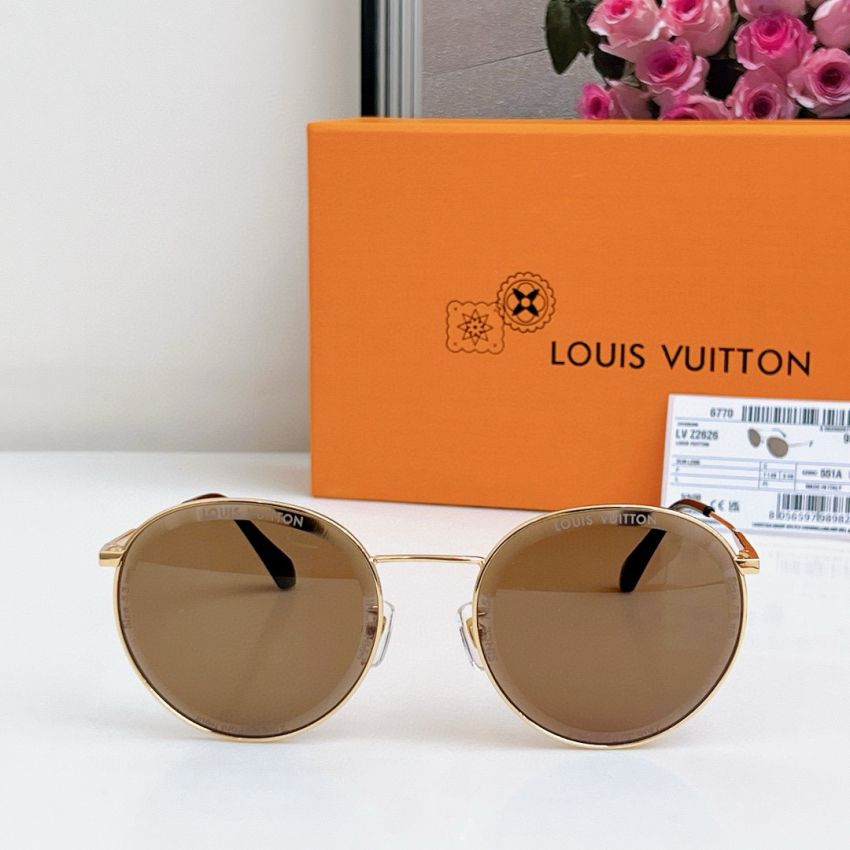 LV S*per Vision Metal Round Sunglasses